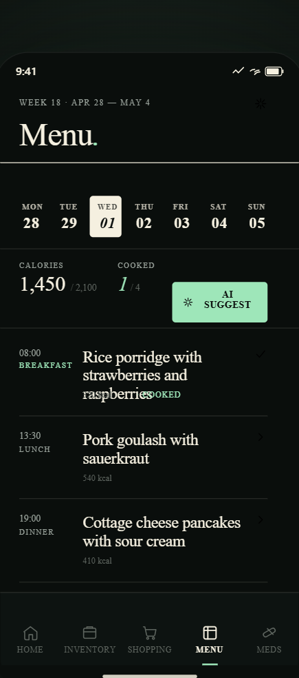 Expireless recipe scaled to a large batch with every ingredient multiplied automatically